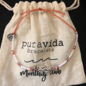 Brand new Coral charm Pura Vida bracelet